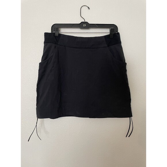 Columbia - Omni-shade Black Ruched Pull On Active Skort Size L Women's - Picture 1 of 5